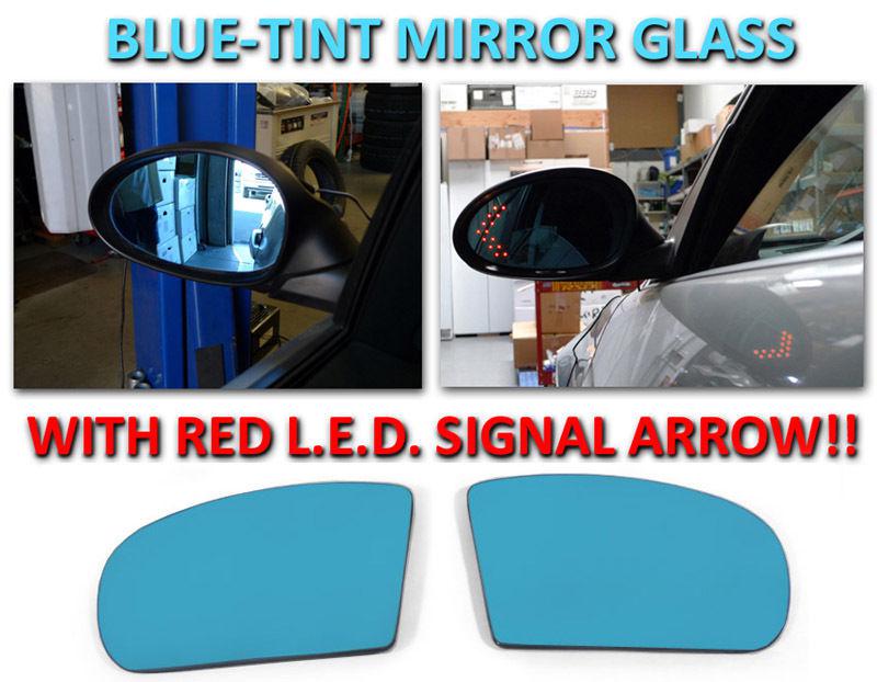Usa 03 04-06 mercedes benz w211 e class red arrow led turn signal mirror glass