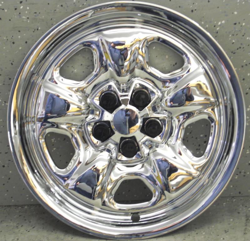 Chevy camaro 17" chrome wheel skin liner hubcap (1 piece) 85x / 85-17 hubcaps