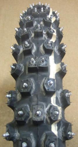 Trelleborg mitas studded winter motorcycle tire front 80/100-21 300 21 free ups