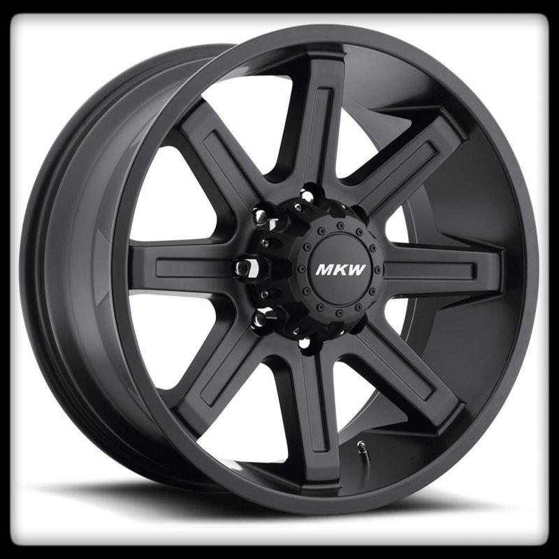 17" mkw off-road m88 black rims & nitto lt295-70-17 terra grappler wheels tires