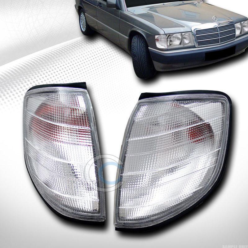 Depo crystal clear signal parking corner lights lamps v2 92-99 benz w140 s-class