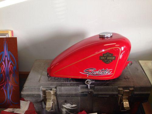 Harley tins, 1974xlh, gas tank, oil tank , front and rear fenders.