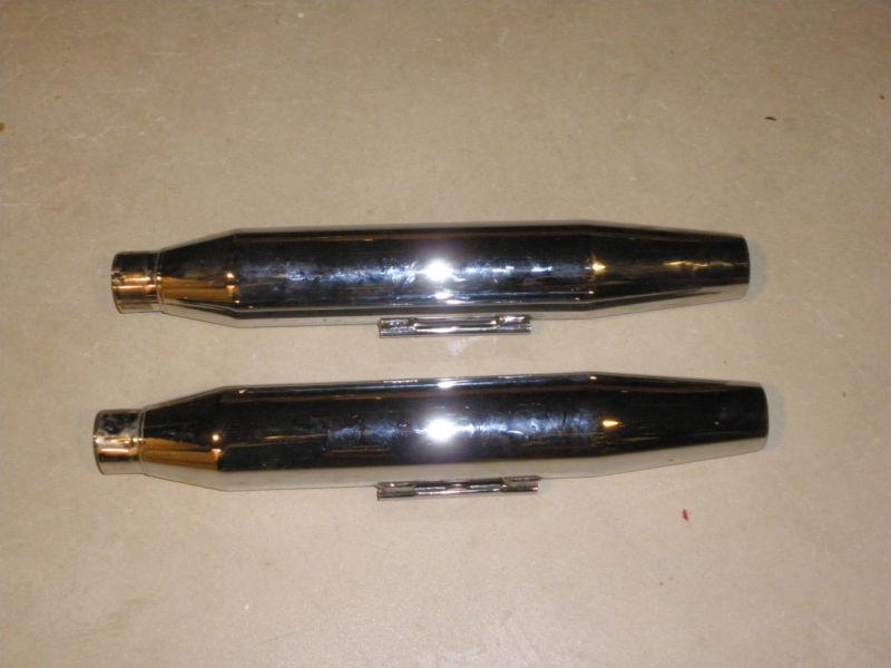 Fxd 1340 / 1450 harley davidson exhaust pipe muffler pair 65747-94