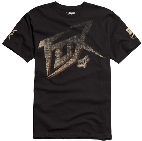 2013 fox concrete proof t-shirts - black - small