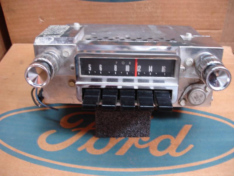 66 mustang gt shelby gt-350 radio 6tpz 1966 with knobs