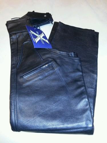 New w/tags xelement lrather chaps size 6