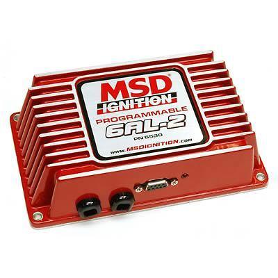 Msd 6530 ignition box msd 6al-2 digital cd programmable with rev limiter red ea