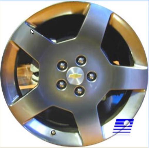 18" chevy cobalt  5 spoke polished wheel 06-07   5270