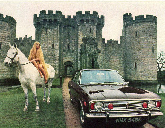 Vintage  original  1968  ford  cortina  model  c  ad - 10 1/4 " x 13 1/4 "
