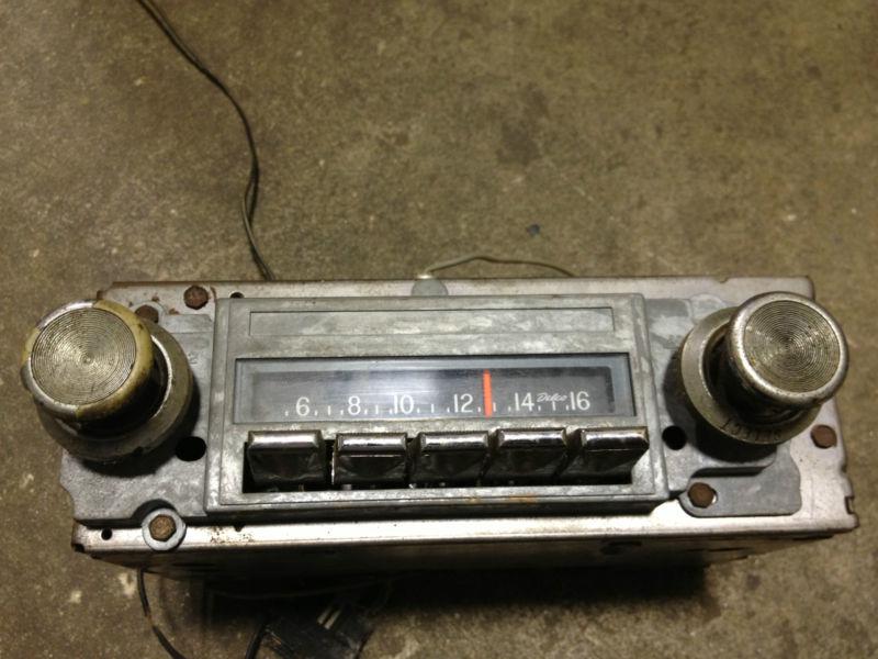 1967 pontiac radio used not tested sold as-is no warranty