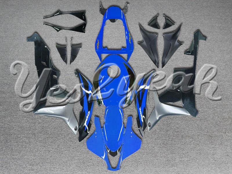 Injection molded fit 2007 2008 cbr600rr 07 08 blue black fairing zn146