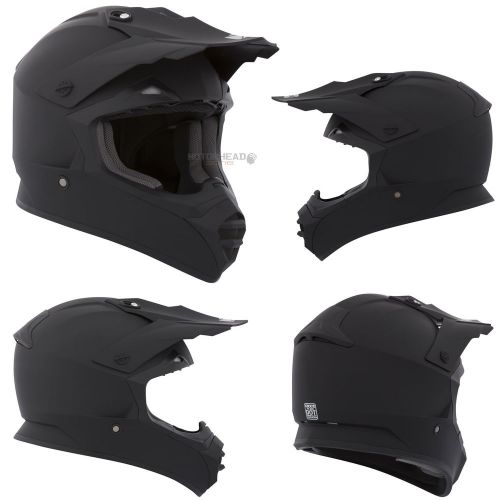 Mx helmet ckx tx-228 solid black mat 2xlarge adult off road dirt bike motocross