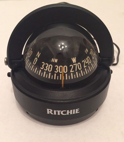 Ritchie marine boat compass s-53 navigation black new without box vintage