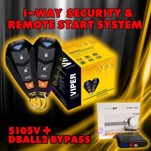 Viper 5105v 2016 model 1 way car alarm and remote start viper + dball2 5105v