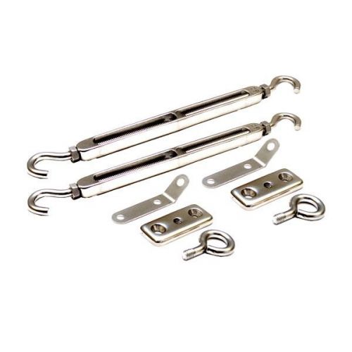 Ranger boats 9879616 stainless 8 3/4&#034; marine cooler hold down brackets (pair)