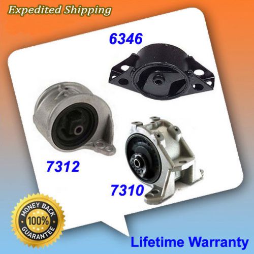 Engine motor mount 3pcs for 91-96 infiniti g20  for auto a7310 a6346 a7312 m891