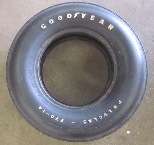 Goodyear polyglas f70-14 tire spare gto ss chevelle camaro j10359