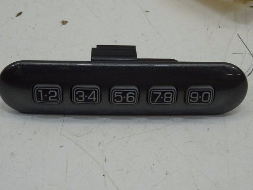 2010 - 2012 ford fusion sel front left door lock key switch code entry pad oem