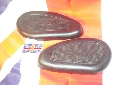 Triumph  rubber knee pads pre unit 1938 - 1957 1958 1959 1960 1961 1962 screw on