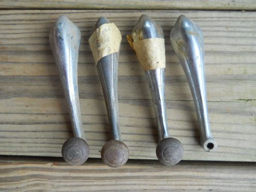 Four vintage window crank handles for 1940s ford coupe possibly 1946