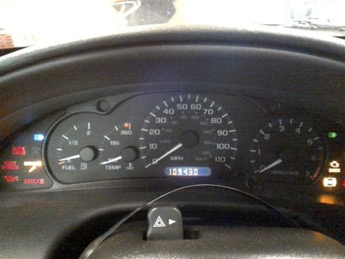 Speedometer 2000-2005 cavalier us w/tachometer #1660779