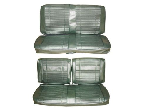 Pg classic 7708-ben-434 1969 roadrunner satellite bench seat cover set(green))