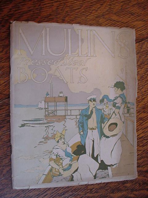 1915 mullins - pressed steel boats - catalog - great condition - lqqk