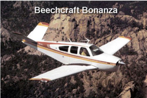 Beechcraft bonanza 35 36 service manual parts manuals maintenance library on cd