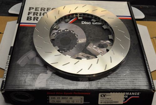 Performance friction 335.22.0052.46 bmw e90 rear rotor long slotted rh brembo