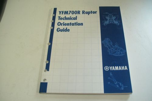 Yamaha atv dealer technical orientation guide manual yfm700r raptor 700