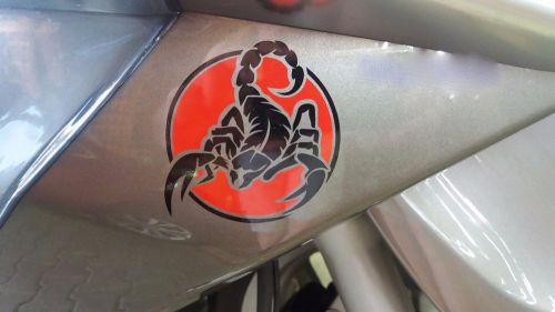 Scorpio  moto vinyl decal sticker sport racing emblem for car and moto , helmet