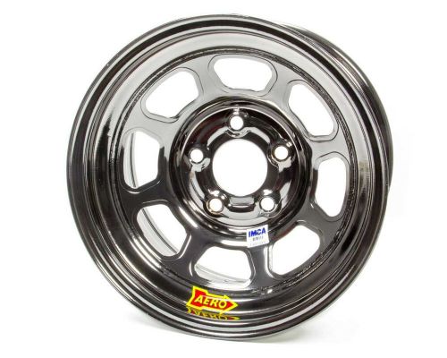 Aero race wheels 52-series 15x8 in 5x5.00 black chrome wheel p/n 52-985040blk