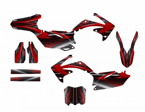 Crf 450r graphics decal kit for 2009 2010 2011 2012 honda #3333 red