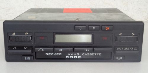 Becker radio cassette mercedes benz vintage used