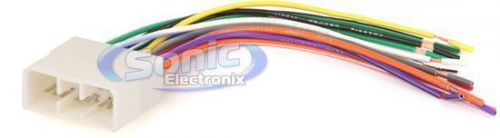 Scosche hy04b aftermarket stereo wire harness for select 2000-up hyundai tiburon