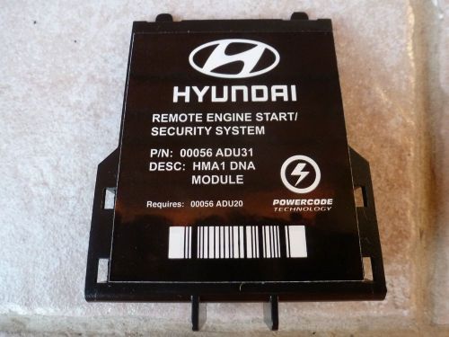 Hyundai sante fe remote start dna card module 00056adu31 new