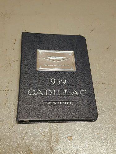 1959 cadillac data book