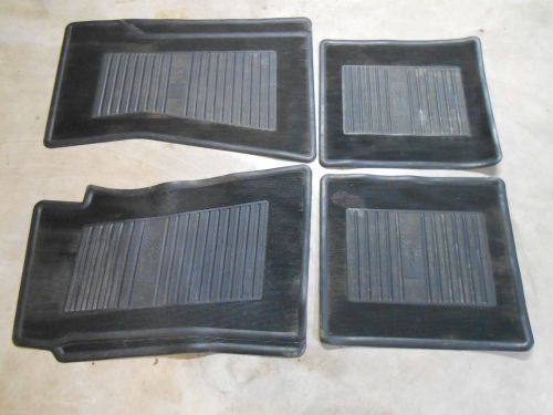 Vintage rubbermaid black floor mats ford merucry dodge chevy gt shelby mopar car