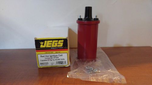 Jegs 40105 red hot ignition coil, up to 45,000 volts