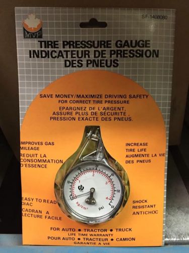 Mvp tire pressure gauge! increase tire life for auto, tractor, truck
