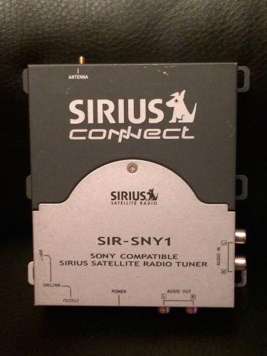 Sony compatible sirius satellite radio tuner - replacement sir-sny1