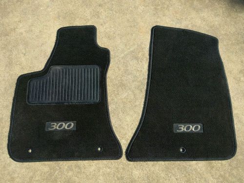 2013-2015 chrysler 300 limmited sport black carpet floor mats oem - front set