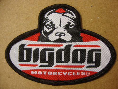 Big dog motorcycle sm dog patch cloth bdm hat jacket chopper mastiff k-9