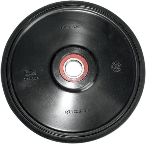 Parts unlimited black idler wheel w/bearing standard black/natural r7125g-2-001b