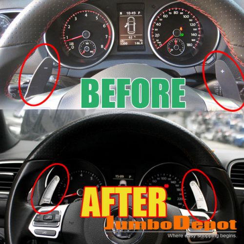 Fit for vw jetta golf mk5 steering wheel paddles extension shift gear controler