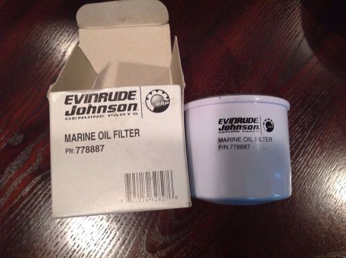 Evinrude johnson marine oil filter part# 778887