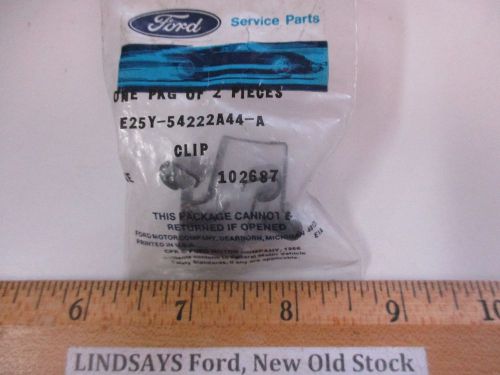 2 unopened pcs ford 1984/95 escort &#034;clip&#034; (front door window top) free shipping