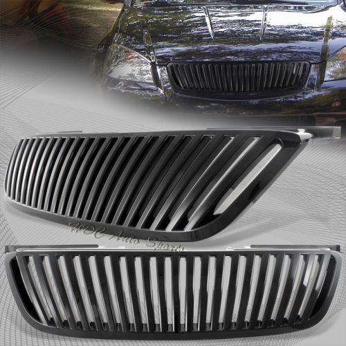 For 2002-2004 nissan altima black vertical abs plastic front upper grill grille