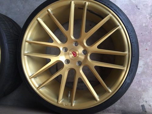 Complete set of four 20&#034; vossen vps 308 wheels rims with tires!