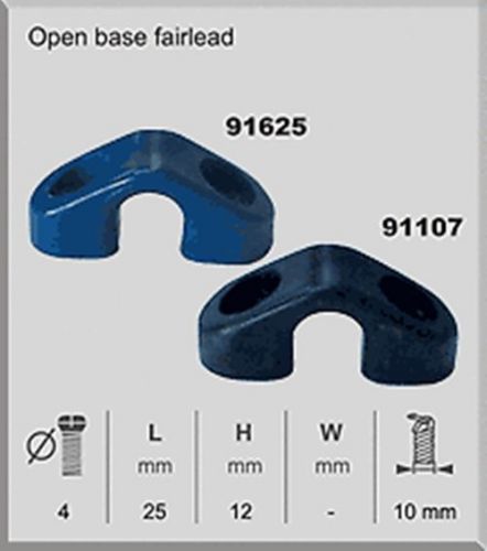Nautos 91107 - laser part - plastic eye strap -2 pieces set - sailing hardware